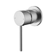 Star Mini Shower Mixer 60mm - brushed-chrome