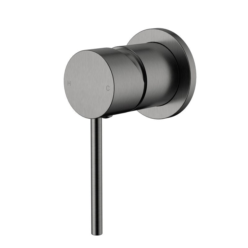 Star Mini Shower Mixer 60mm - gun-metal