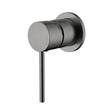 Star Mini Shower Mixer 60mm - gun-metal