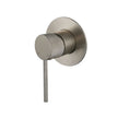 Star Mini Shower Mixer With Knurled Handle - brushed-nickel