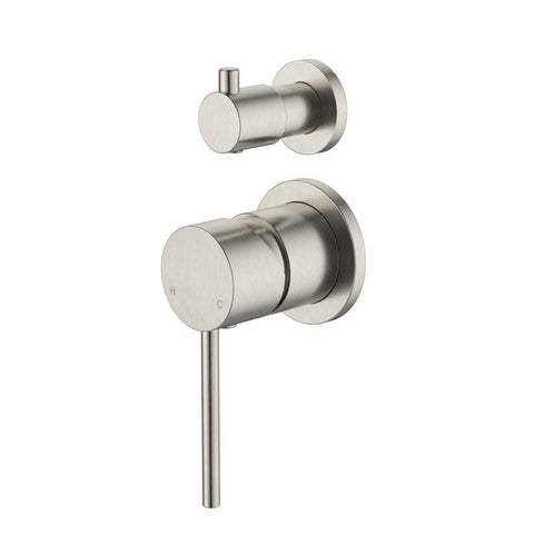 Modern National Star Mini Shower Diverter Mixer Small Backplate