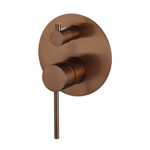 Star Mini Shower Diverter Mixer - champagne