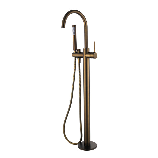 Star Mini Freestanding Bath Mixer With Hand Shower