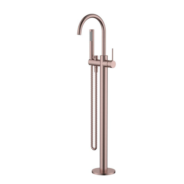 Star Mini Freestanding Bath Mixer With Hand Shower - dusk