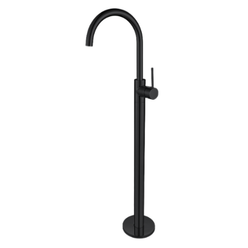 Star Mini Freestanding Bath Mixer - matte-black