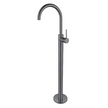 Star Mini Freestanding Bath Mixer - gun-metal