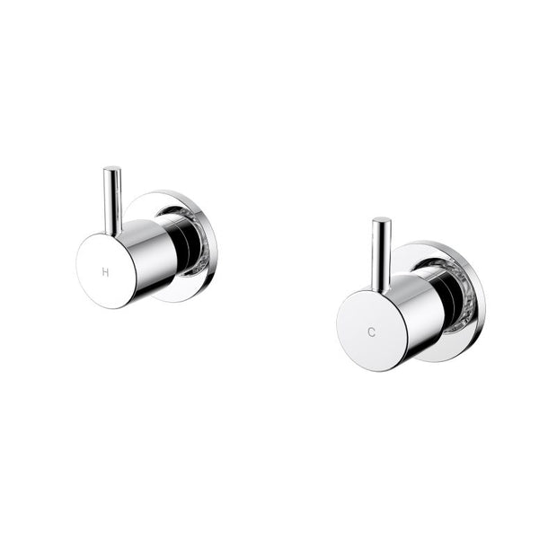 Star Mini Wall Top Assemblies - chrome