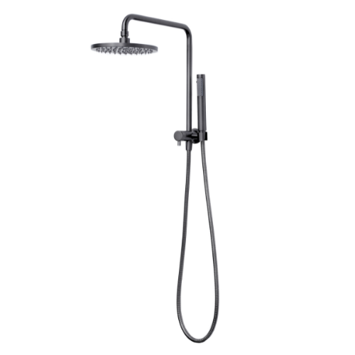 Star Mini Half Shower Column Set - gun-metal