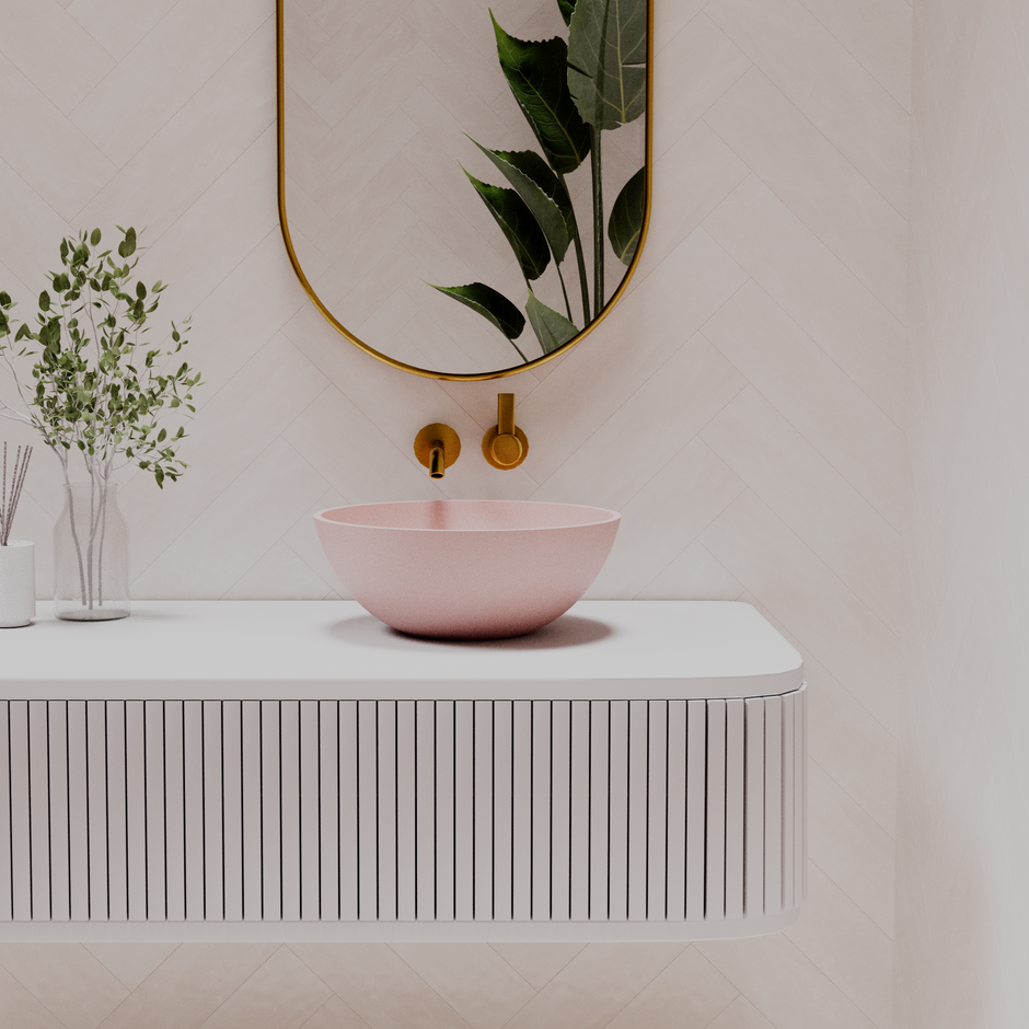 Pietra Bianca Sarah Above Counter Basin