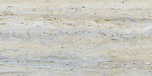 Euromarmo Travertine Silver Gold Marble Look Porcelain Tiles 300x600mm tile