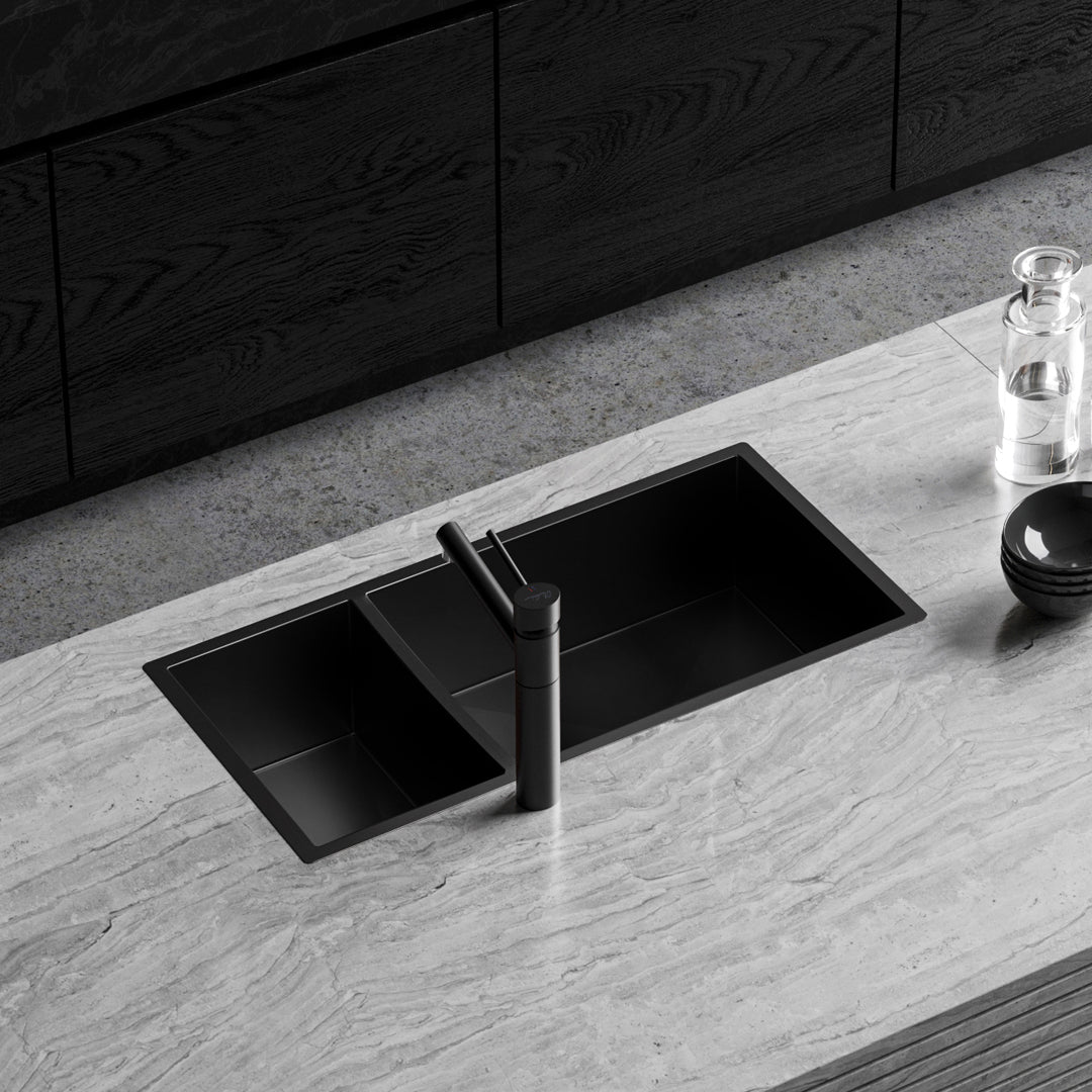 Spectra 1 and 1/2 Bowl Sink in a styled room