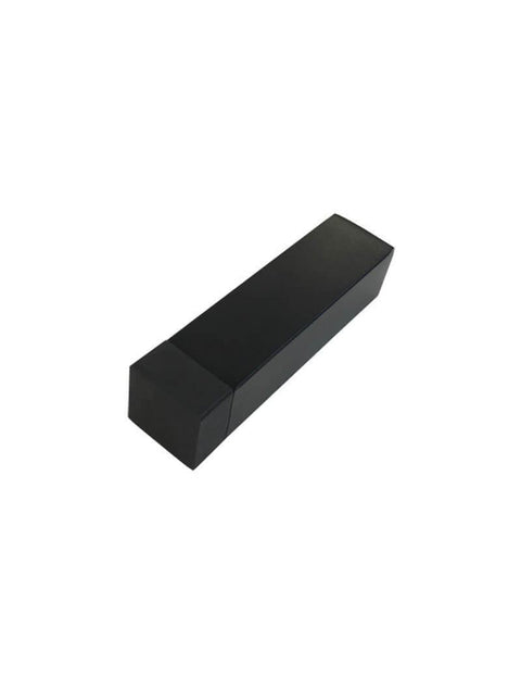 Meir Square Door Stop in Matte Black bathroom accessory