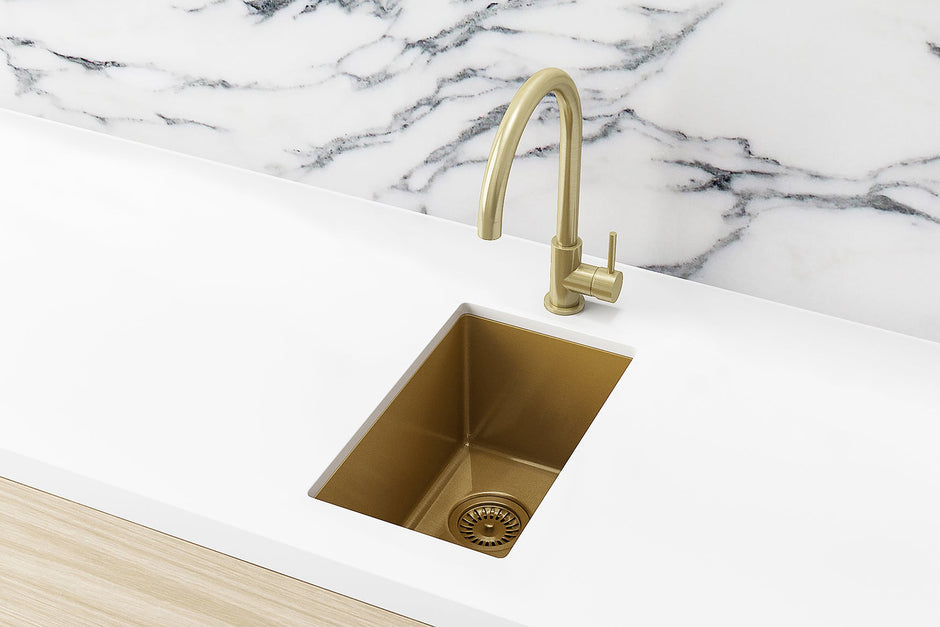 Lavello Bar Sink - Single Bowl 382 x 272 - Tiger Bronze