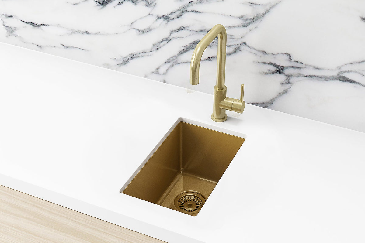 Lavello Bar Sink - Single Bowl 382 x 272 - Tiger Bronze