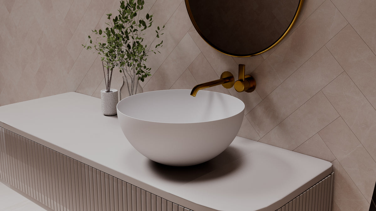 Pietra Bianca Summer Above Counter Basin