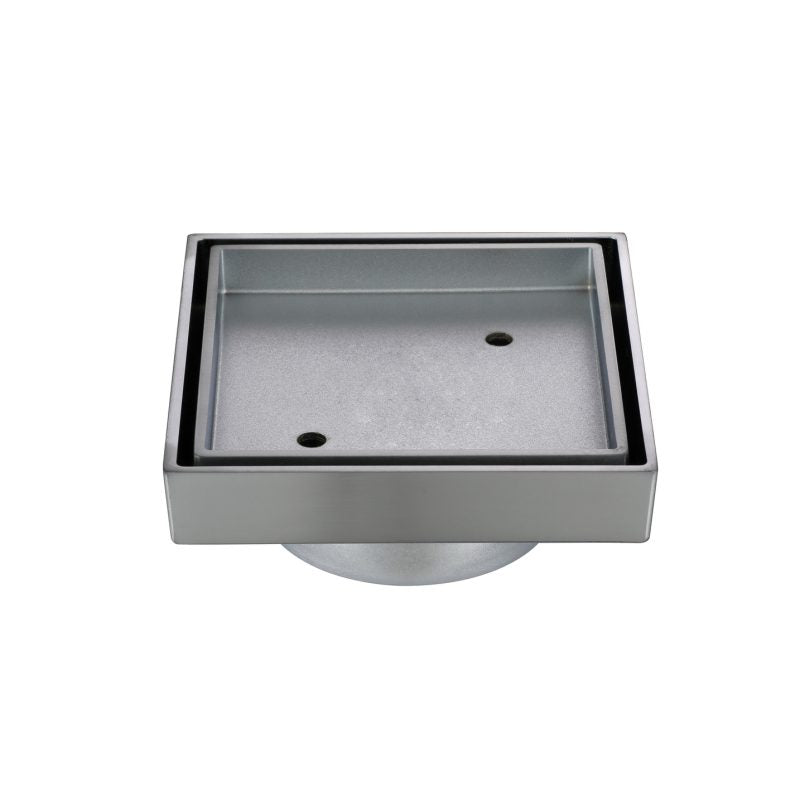 Tile Insert 75mm - brushed-chrome