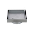 Tile Insert 75mm - brushed-chrome