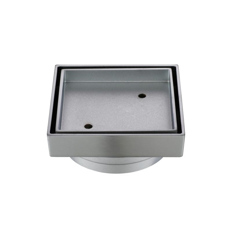 Tile Insert 95mm - brushed-chrome
