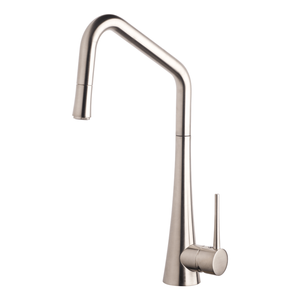 TINK-D Kitchen Mixer With Pull-Out in Brushed Nickel