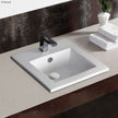 Fienza Allison Fully-Inset Basin, Gloss White