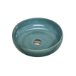 Terzofoco Emerald Green Curved Counter Top Basin