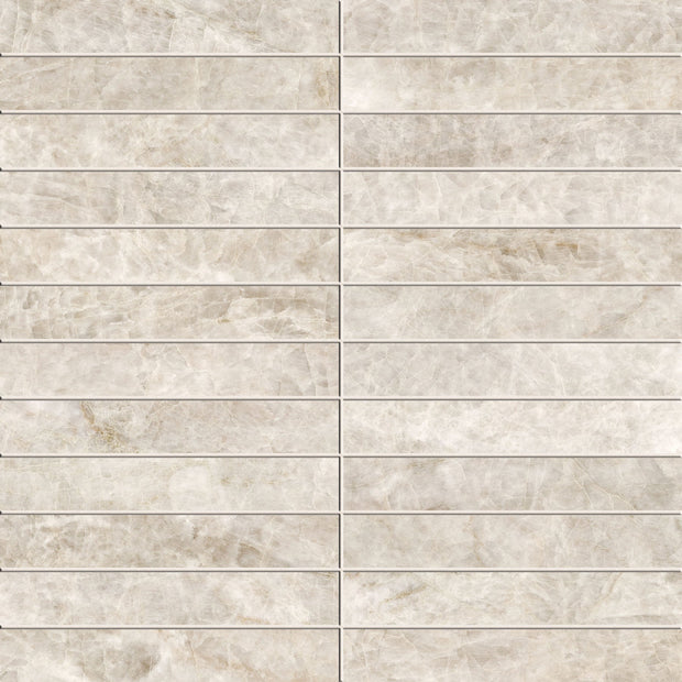 Taj Mahal Ivory Porcelain Mosaic tile