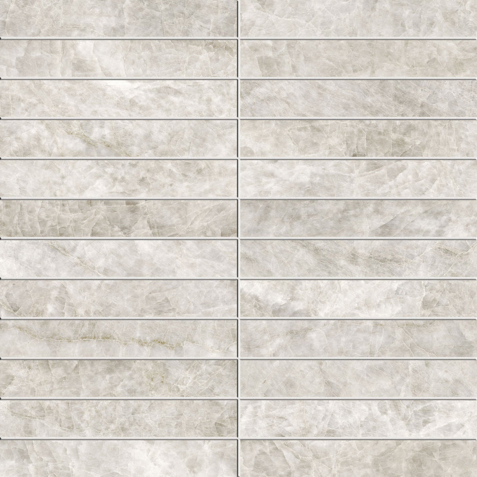 Taj Mahal White Porcelain Mosaic tile