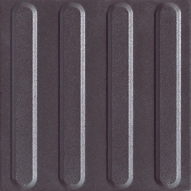 Tectile Black Directional Porcelain Tiles tile