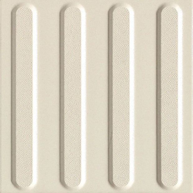 Tectile White Directional Porcelain Tiles tile