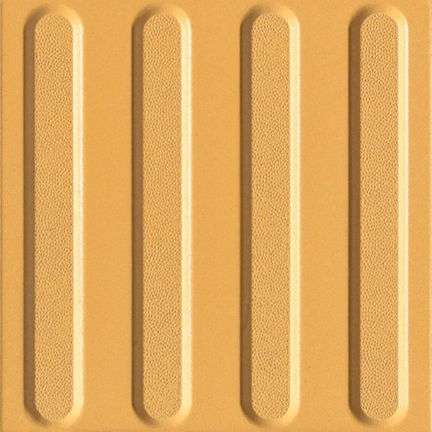 Tectile Yellow Directional Porcelain Tiles tile