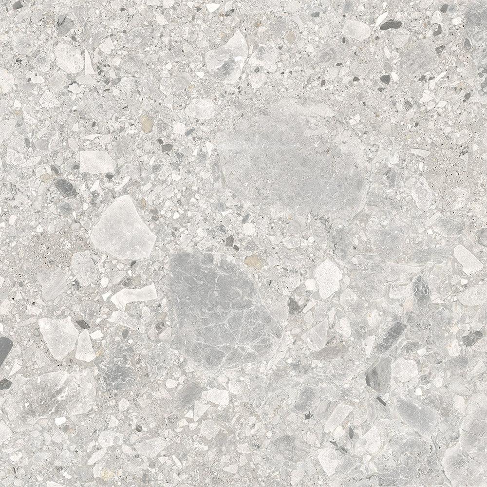 Terrazzo Ceppo Light Grey Porcelain Tiles tile