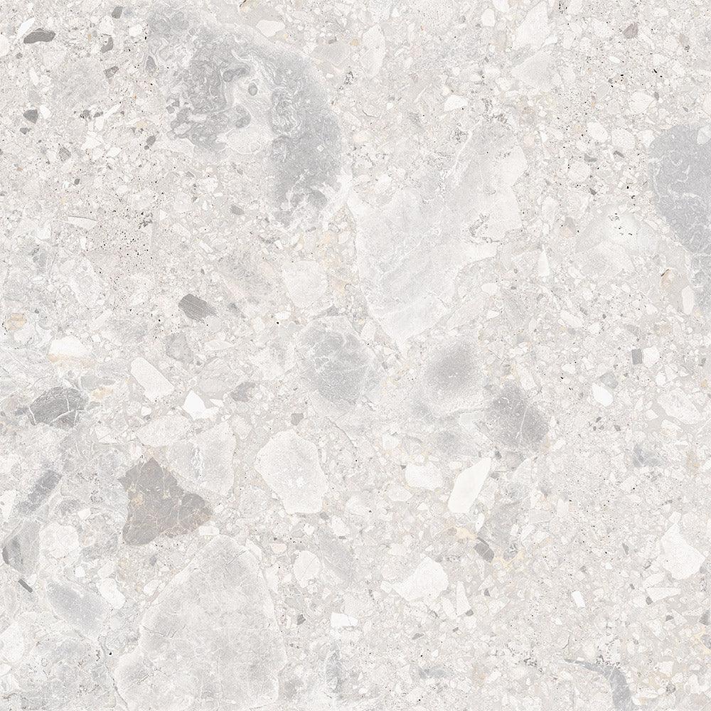 Terrazzo Ceppo White Porcelain Tiles tile