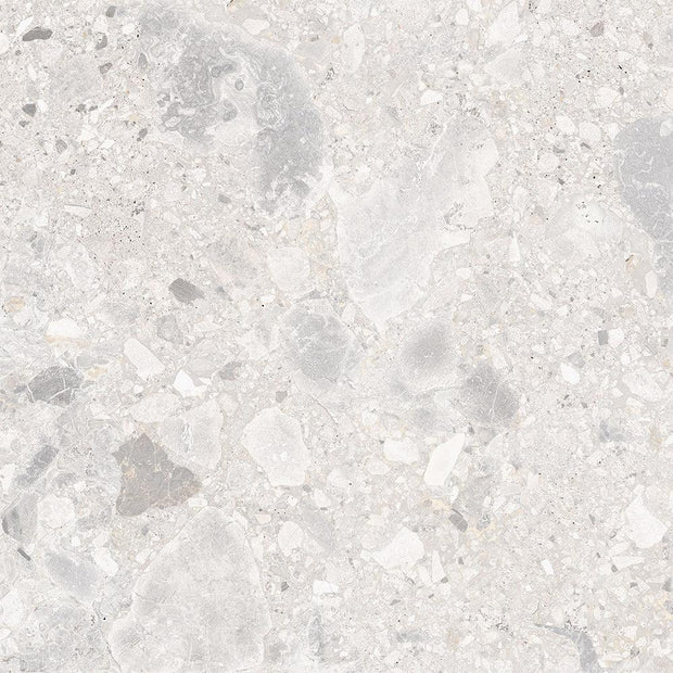 Terrazzo Ceppo White Matt SmoothGrip Porcelain Tiles tile