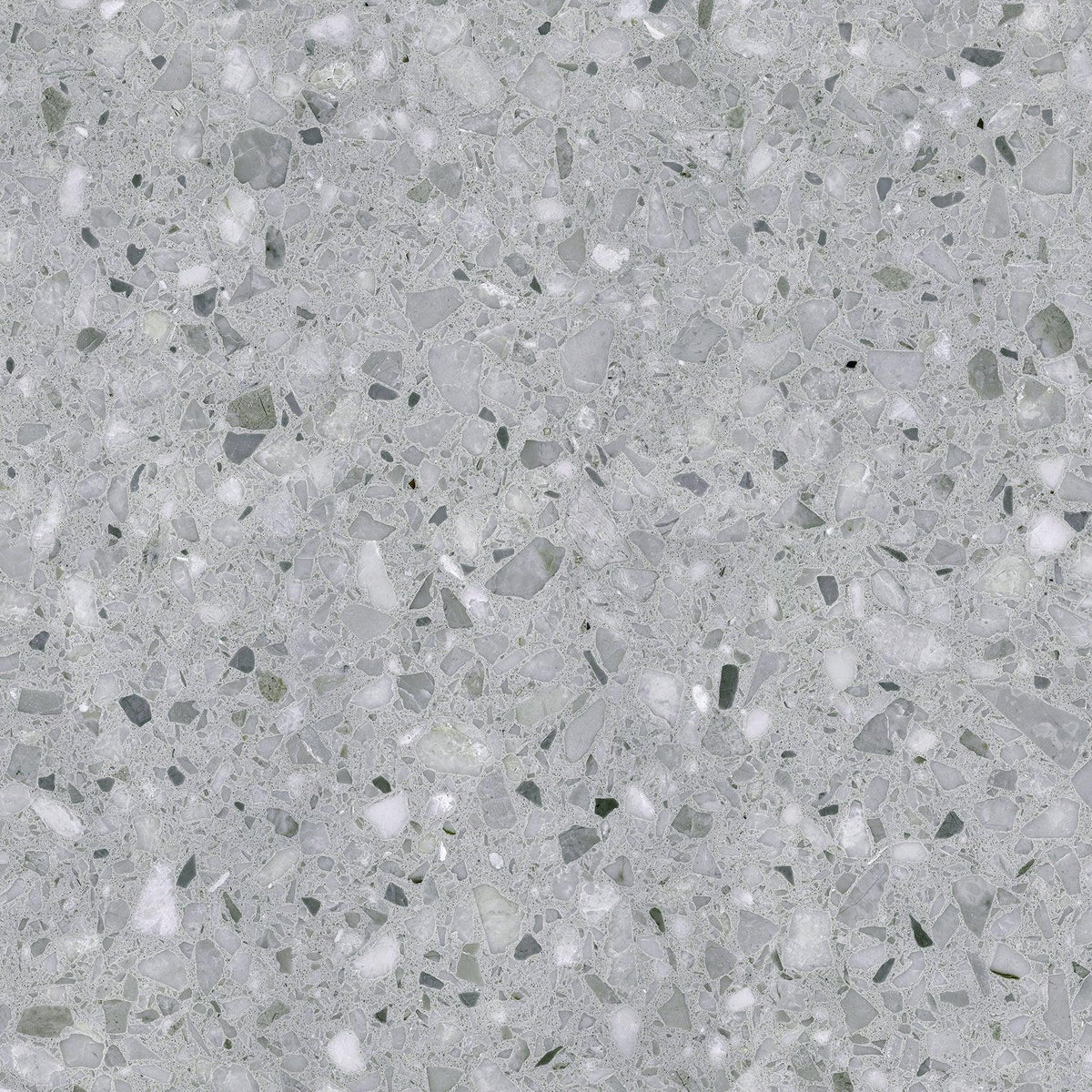 Terrazzo Rock Grey Porcelain Tiles 300x300mm tile