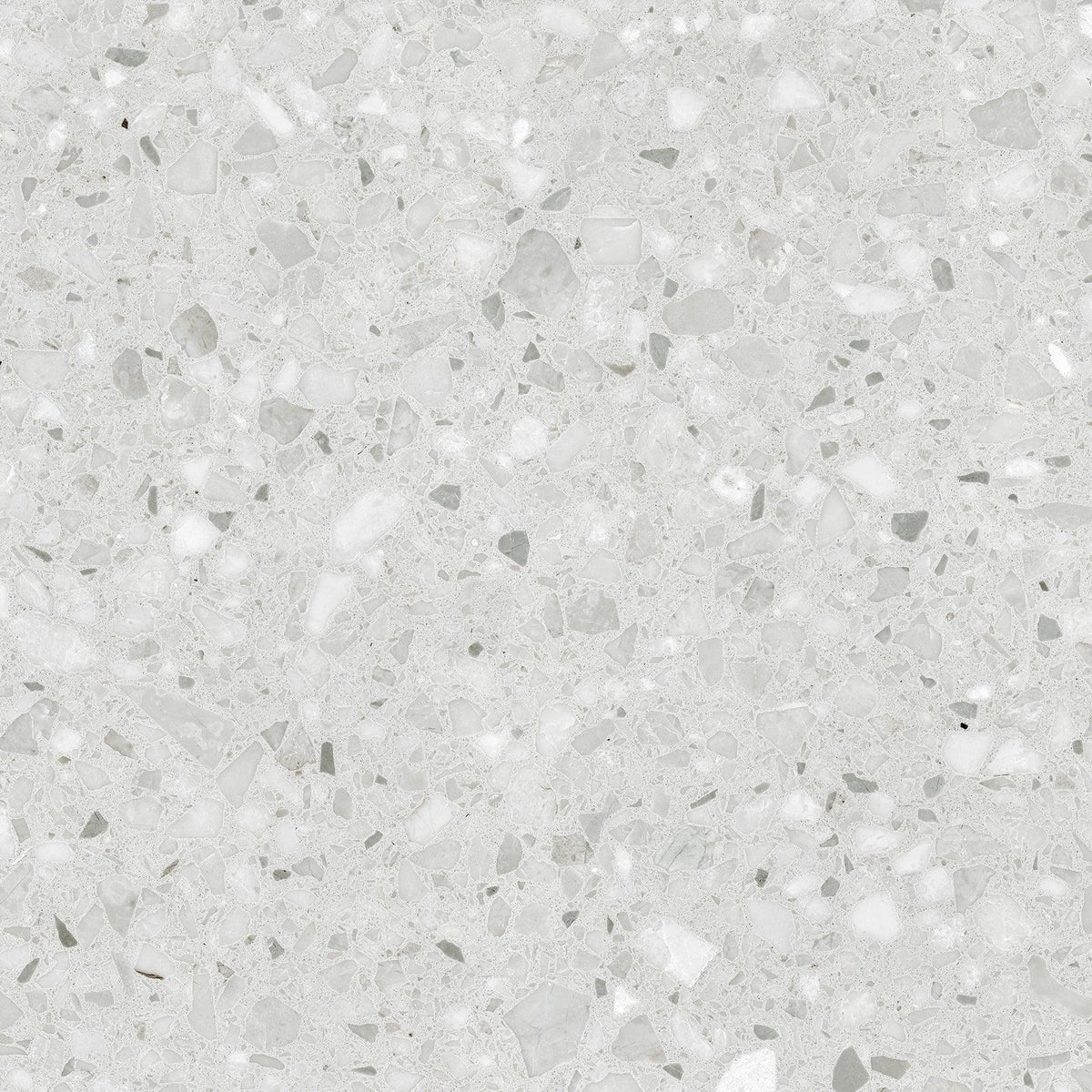 Terrazzo Rock White Porcelain Tiles 300x300mm tile