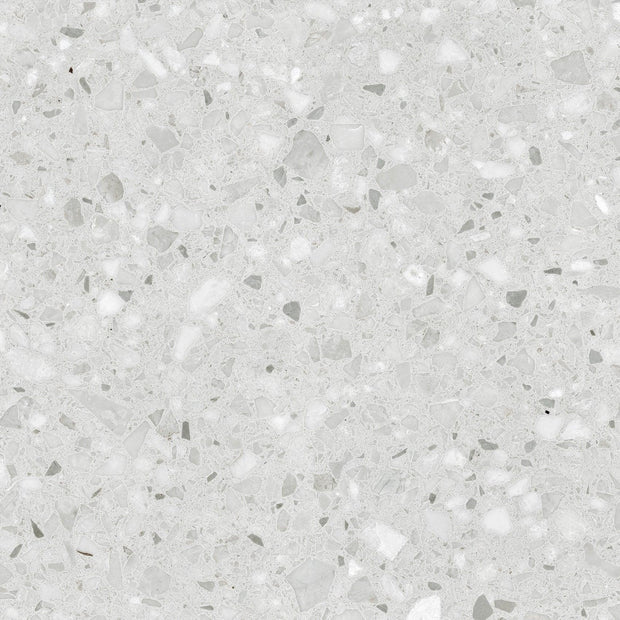 Terrazzo Rock White Porcelain Tiles 300x300 tile
