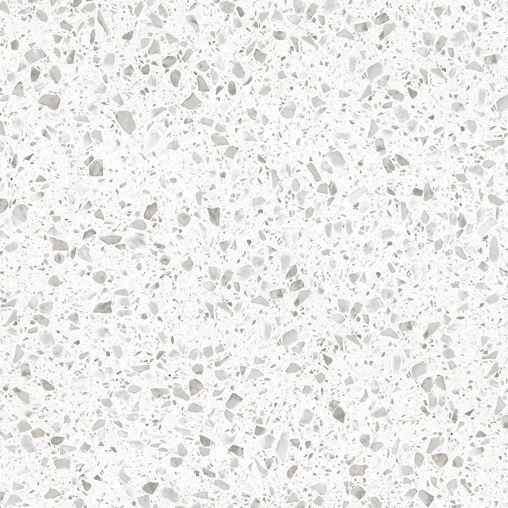 Terrazzo Stone Jelly White Porcelain Tiles 300x300mm tile