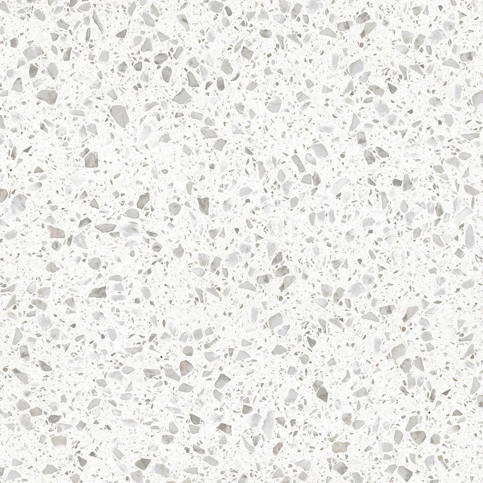Terrazzo Stone Jelly White Porcelain Tiles 300x300mm tile