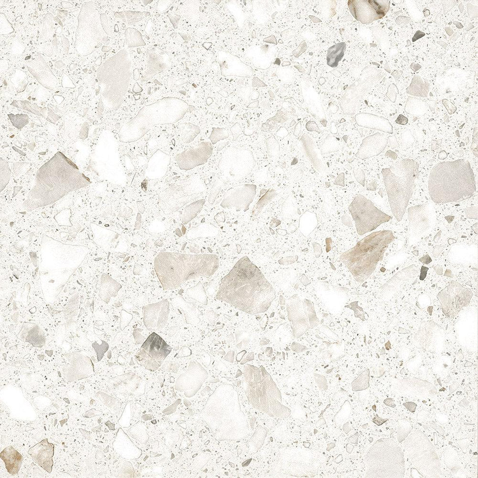 Terrazzo Stone Marshmallow Porcelain Tiles and Pavers tile