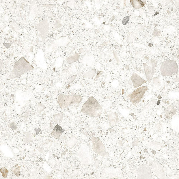 Terrazzo Stone Marshmallow Structured Porcelain Pavers tile