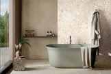 The Rocks Summer Terrazzo Look Porcelain Tiles in a room setting
