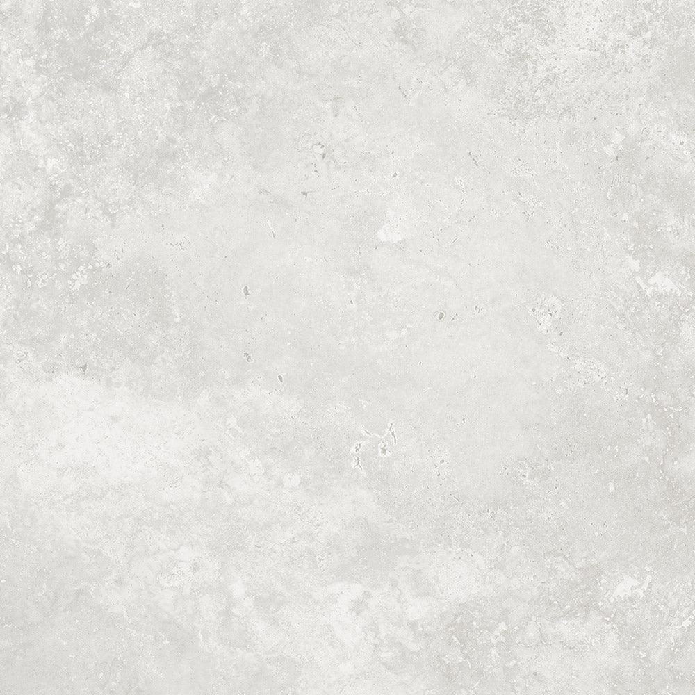 Timeless White Structured Bullnose Travertine Look Porcelain Tiles tile