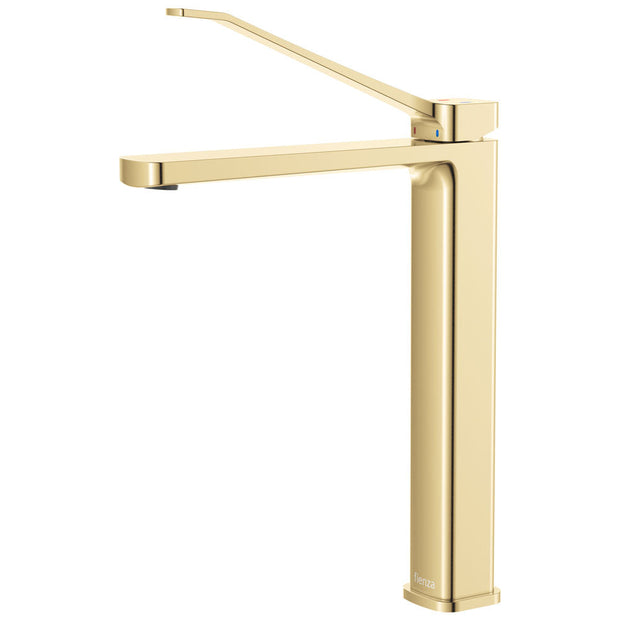 Tono Care Tall Basin Mixer in Urban Brass