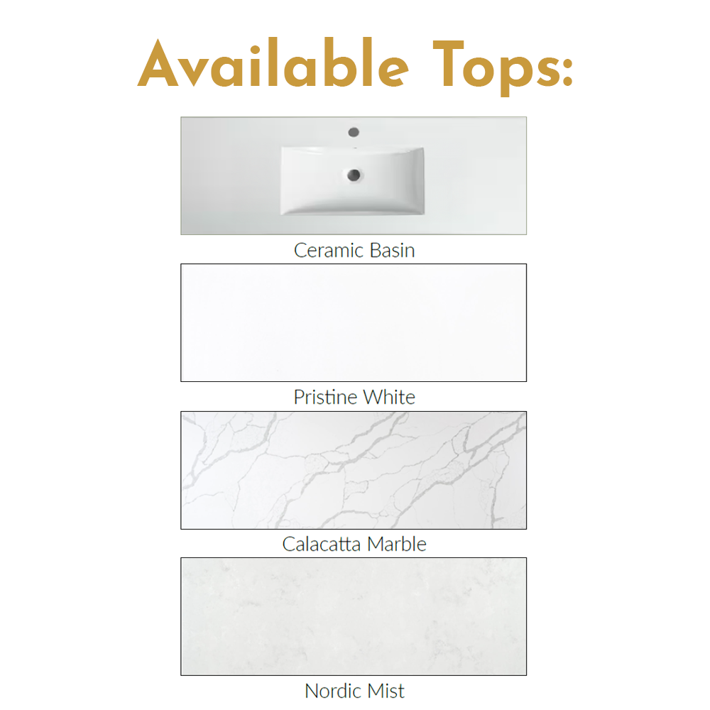 Capri 900mm Wall Hung Vanity