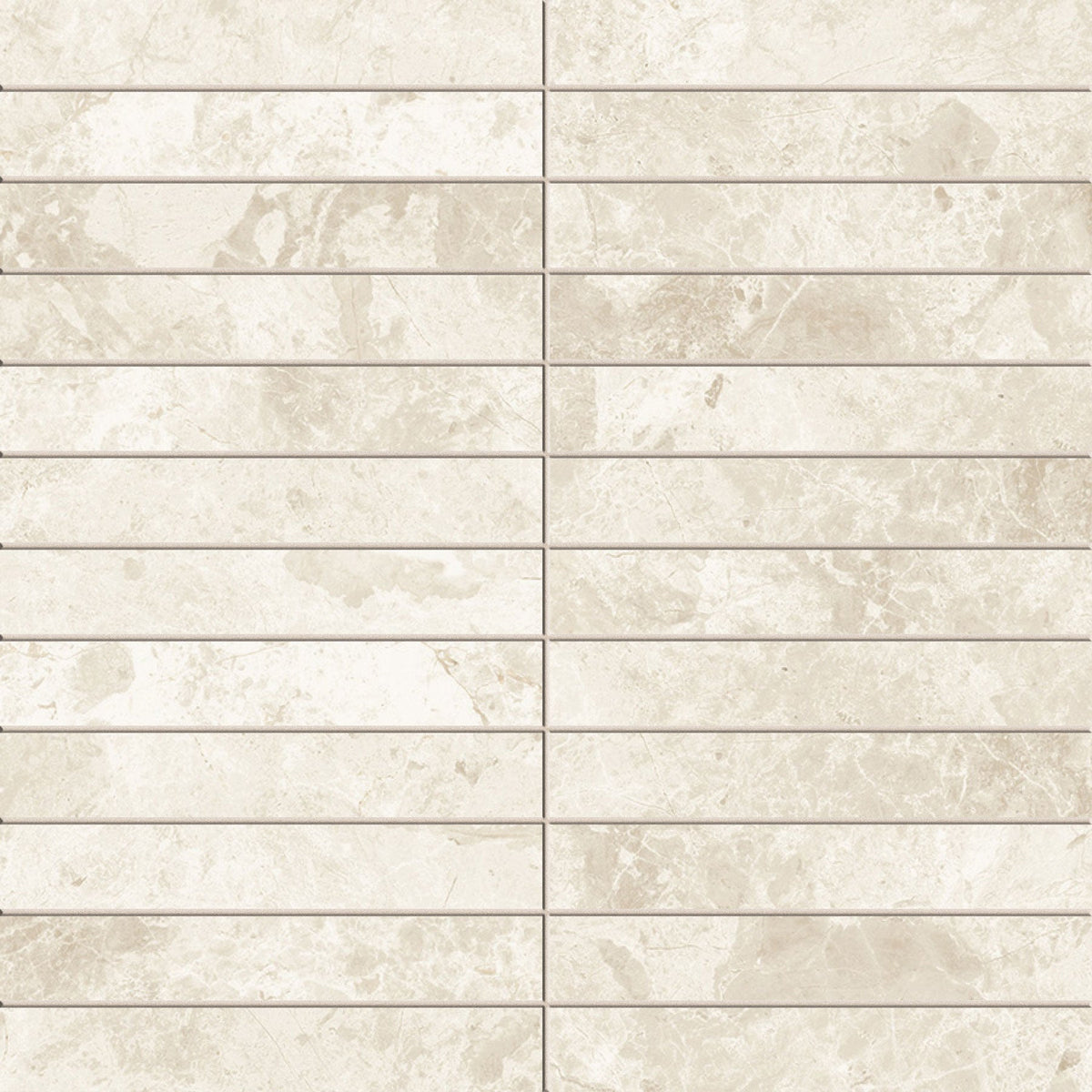 Tundra Beige Finger 23x148 Matt SmoothGrip Porcelain Mosaic tile