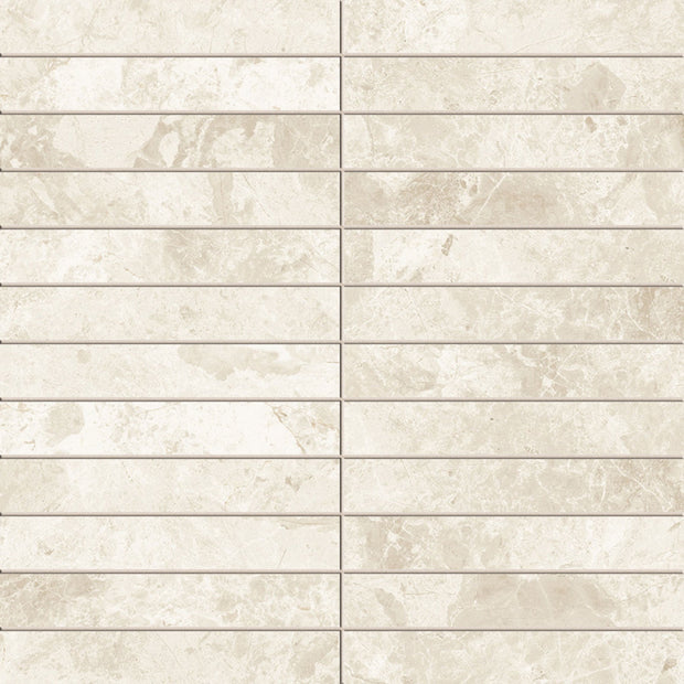 Tundra Beige Finger 23x148 Matt SmoothGrip Porcelain Mosaic tile