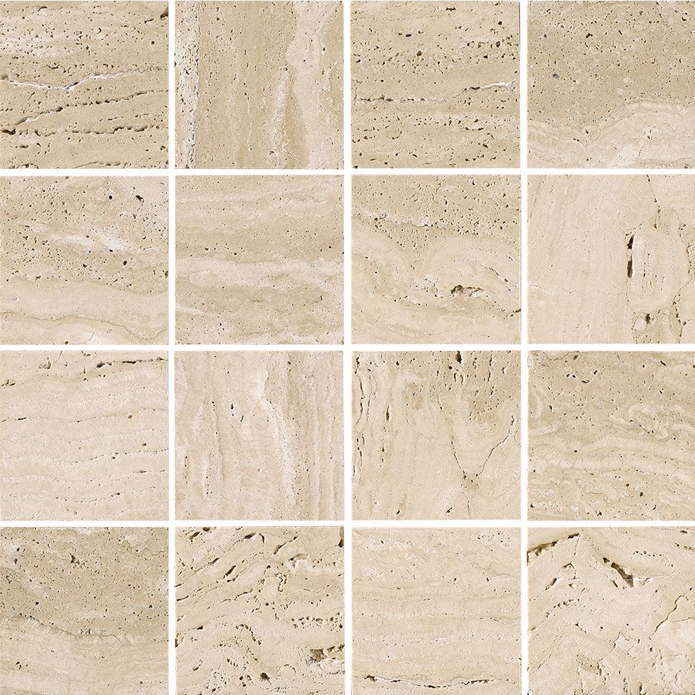 Tuscany Travertine Square Stone Mosaic tile