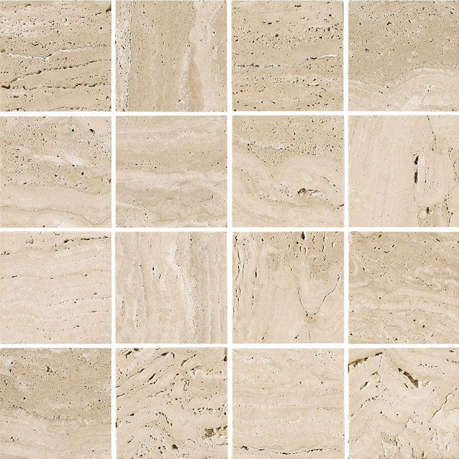 Tuscany Travertine Square Stone Mosaic tile