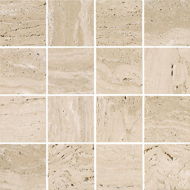 Tuscany Travertine Square Stone Mosaic tile