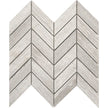 Tuscany Wood Grey Light Chevron Marble Mosaic tile